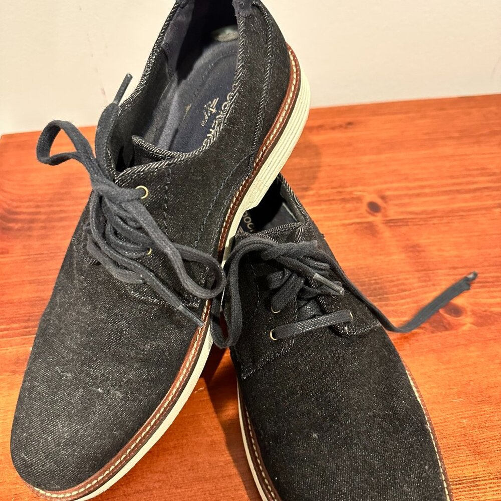 Dockers Parkway 360 Black Men's Fabric Dress Shoes Size 8